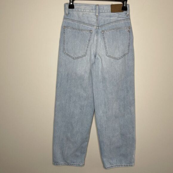 MADEWELL Wide Leg Crop Jeans Women 23 Perfect Vintage High Rise Cotton NQ158 - Picture 9 of 16